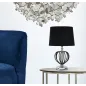 LAMPA STOŁOWA Darky Silver 28X44,5 cm